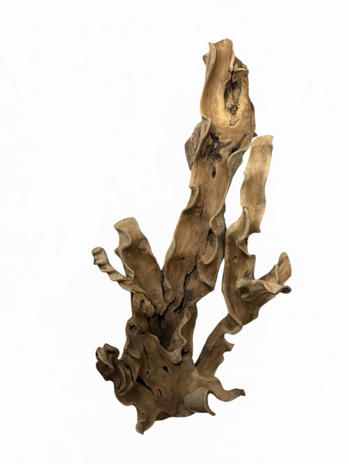 Große Holzskulptur